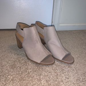 Open toe heel